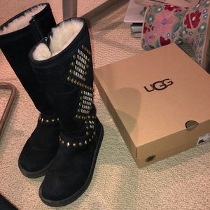 Limited edition black UGG boots